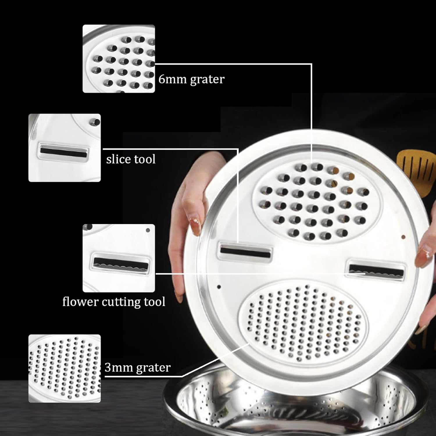3 in 1 Stainless Steel Basin